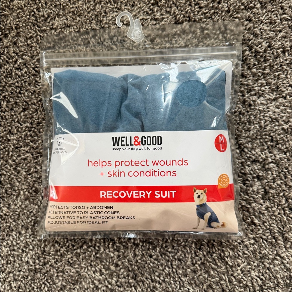 Well & Good Dog Recovery Suit Size M/L